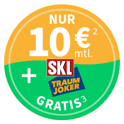 Nur 10 EUR monatlich + SKL Traum-Joker gratis