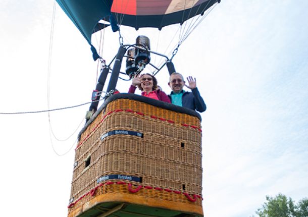 Glücksmoment Ballonfahrt