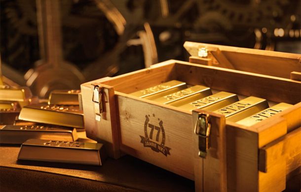 77 x 1 Million € in Gold zum NKL-Jubiläum