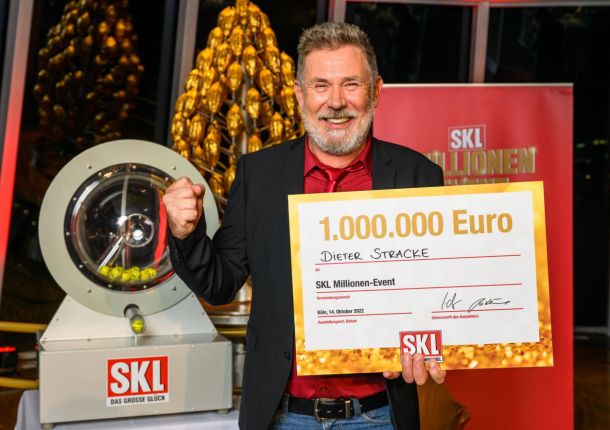 SKL Millionen Event Gewinner Stracke mit einem Gewinn 1.000.000 Euro