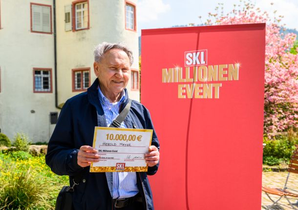 SKL Millionen Event Gewinner Herr Mayer