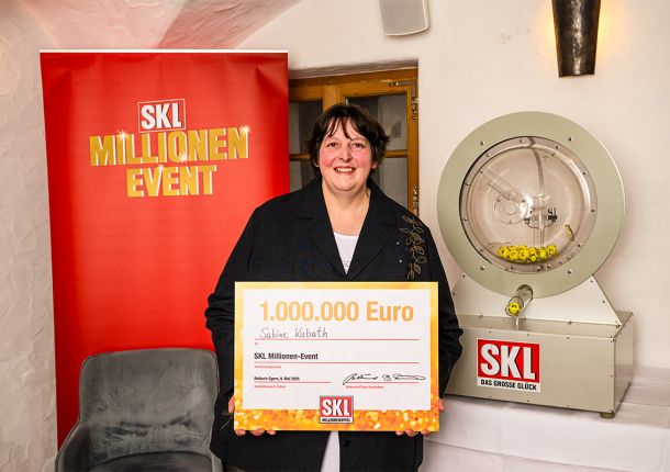 Glöckle-Mitspielerin freut sich über 1 Million Euro
