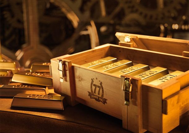 77 x 1 Million € in Gold zum NKL-Jubiläum