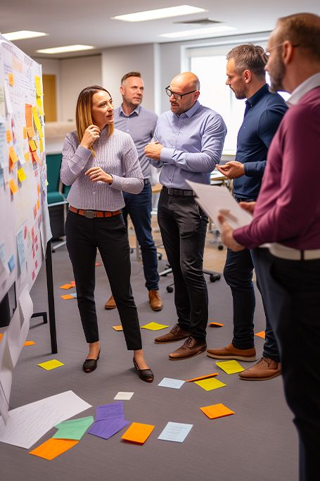 Flipchart Besprechung