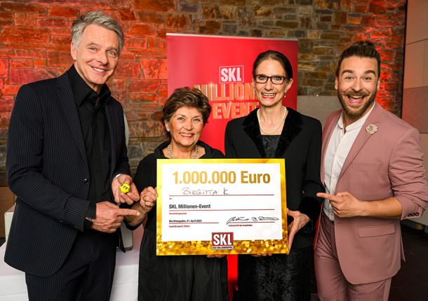 SKL Millionen Event Gewinnerin Frau Birgitta K.