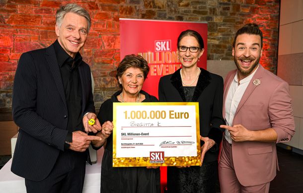 SKL Millionen Event Gewinnerin Frau Birgitta K.