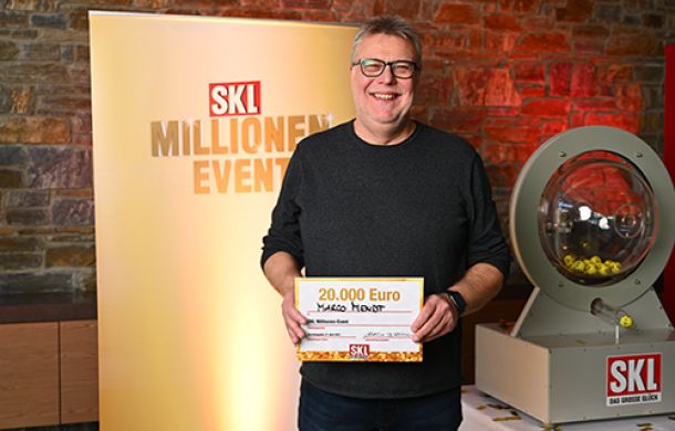 SKL Millionen Event Gewinner Herr Mendt